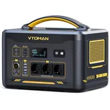 VTOMAN Jump 2200 Tragbare Powerstation - 1548Wh/2200W (Spitze 4400W) LiFePO4 Batterie Solar generatoren,Mobile Stromspeicher mit Erweiterbare Kapazität auf 3096Wh, Dual PD 100W Typ-C Anschlüsse