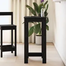 vidaXL Bartisch 51 x 50 x 103,5 cm Schwarz