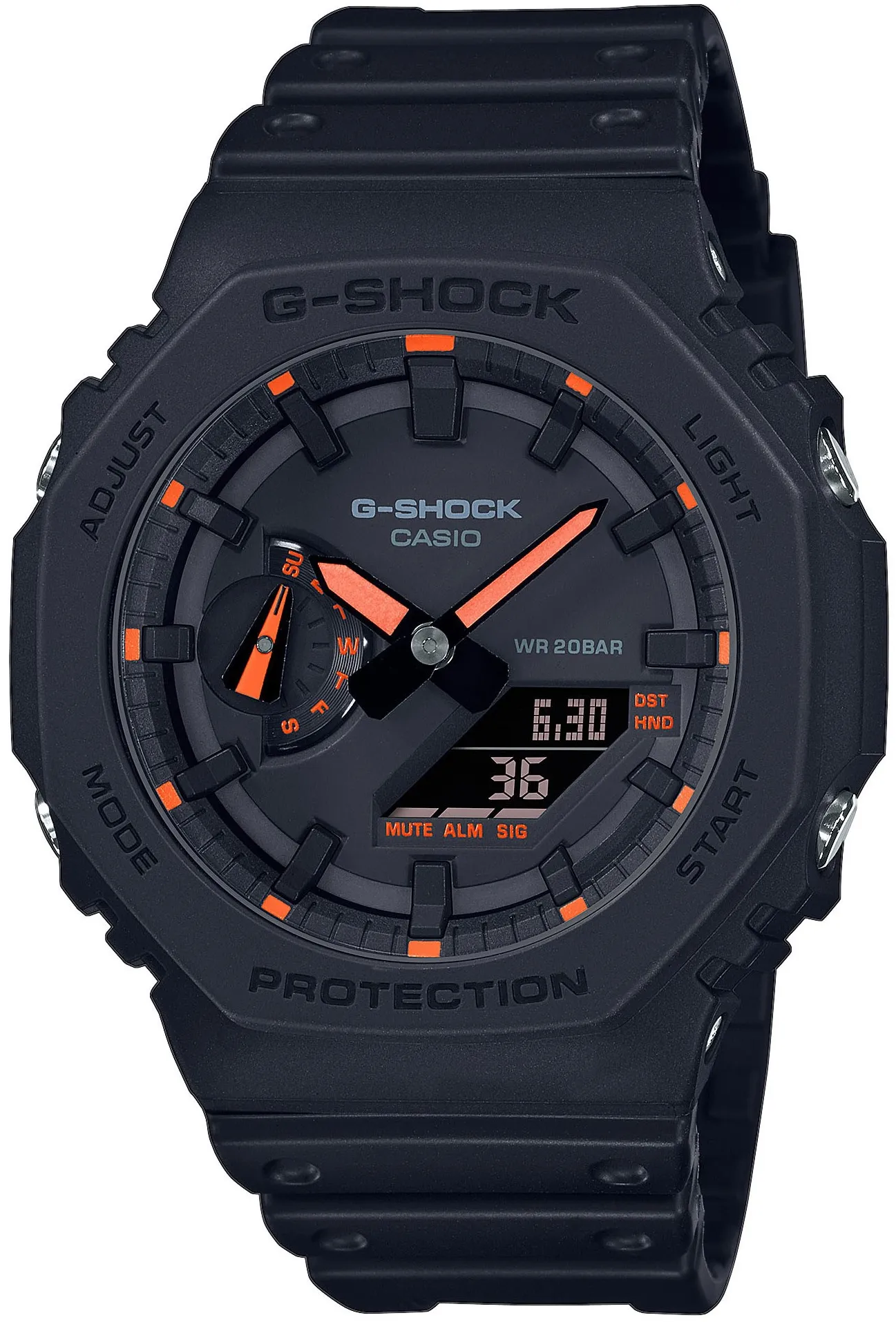 Casio Herren Armbanduhr G-Shock GA-2100-1A4ER analog digital