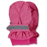 Sterntaler Fäustlinge uni in magenta melange | Gr.: 3