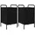 vidaXL Nachtschrank 2 Stk. 35 x 36,5 x 61 cm Schwarz