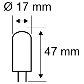 Paulmann LED Stiftsockellampe 28821 3,5W GY6,35 warmweiß 1 St.