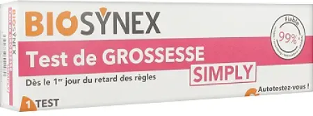 Biosynex Simply Schwangerschaftstest Ab Tag 1 Der Verspäteten Periode 1 Stück