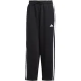 Adidas Essentials 3-Streifen Open Hem Fleece Joggers Black / White XL