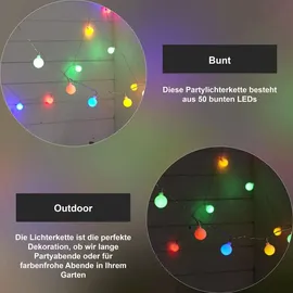 Star Trading LED Lichterkette Berry 50x bunt (476-44)