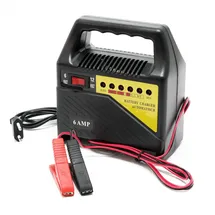 Wiltec Batterieladegerät 6V 12V Ladegerät Akkuladegerät Kfz Motorrad Rasenmäher,