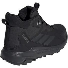 adidas TERREX Anylander Leather Mid-Top Climaproof Wanderschuhe Damen, KH8879 - core black/carbon/grey four, 43 1/3