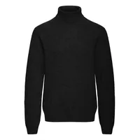 CASUAL FRIDAY Rollkragenpullover CASUAL FRIDAY "Strickrollkragenpull CFKarl", Herren, Gr. XL, schwarz (anthrazit schwarz), Obermaterial: 80% Wolle WO. 20% Polyamid PA., Pullover Rollkragenpullover