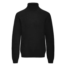CASUAL FRIDAY Rollkragenpullover CASUAL FRIDAY "Strickrollkragenpull CFKarl", Herren, Gr. XL, schwarz (anthrazit schwarz), Obermaterial: 80% Wolle WO. 20% Polyamid PA., Pullover Rollkragenpullover