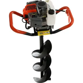 KRAFT&DELE | Erdlochbohrer, mit 4.41 kW, 8000rpm, Motor ohne Bohrkrone, Benzinmotor, Erdbohrer, Pfahlbohrer Motorerdbohrer, für saubere Bohrungen