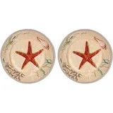 Rose & Tulipani Sea Life Suppenteller, 2er-Set