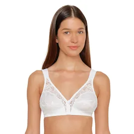 SUSA Damen, BH ohne Bügel 9937, Gr. 90B, weiß, (003) - 90B