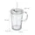 Relaxdays Trinkglas 2er Set 0,45 l