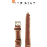 Hamilton Leder Khaki Quartz Band-set Leder-braun-16/14 H690.722.101 - braun