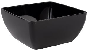 APS FRIENDLY Schale, PET-Kunststoff, Vollständig reycelbare Kunststoff-Bowl für den täglichen Gebrauch, Farbe: schwarz, 3,8 Liter