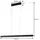 LUCANDE Mylosh 1-flg. 110 cm modern schwarz Aluminium