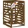 deluke Mülltonnenbox BOUMI 84 x 90 x 128,5 cm braun