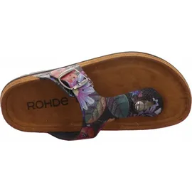 ROHDE Pantolette bunt