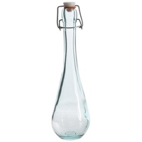MARELIDA Glasflasche mit Bügelverschluss Recyclingglas 325ml