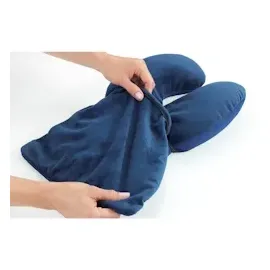 Maximex 2-in-1 Reisekissen 40 x 30 cm Blau