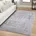 FLAIR171 grau B 200cm H 11mm L 290cm Obermaterial 50 Polyester 50 Polypropylen Kurzflor-Teppich Skandi-Stil