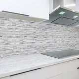RODNIK Küchenrückwand robuste ABS-Kunststoff Platte Monolith in Deluxe Qualität, Direktdruck. MOTIVAUSWAHL (Klinkerwand)