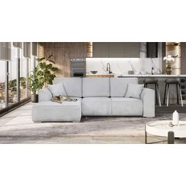 OTTO home Ecksofa OTTO HOME "BEATRICE optionale Schlafsofa mit Bettkasten, B/T/H: 265/170/86 cm", beige (creme), B:265cm H:86cm T:170cm, 100% Polyester, Sofas, Ecksofa, L-Form, wahlweise auch mit Bettfunktion und Bettkasten