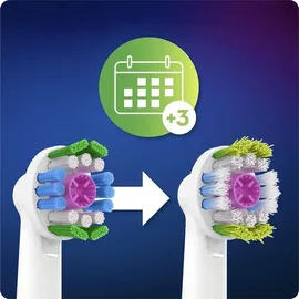 Oral-B 3D White Aufsteckbürsten Cleanmaximiser Technologie 8 St.
