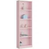 Habitdesign Kinderbücherregal I-Joy 52 x 180 x 25 cm Rosa