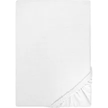 Castell Spannbettlaken Jersey 60 x 120 - 70 x 140 cm weiß