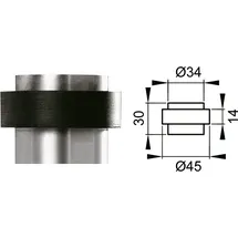 Karcher Design Türstopper Weiß 30 x 45 mm