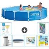 Frame Pool Rund - 366x76 Cm - 7-teilig  S309