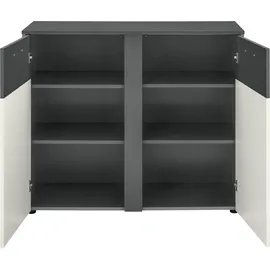 vogl möbelfabrik Tirent 100 x 84 x 40 cm Grau / Weiß