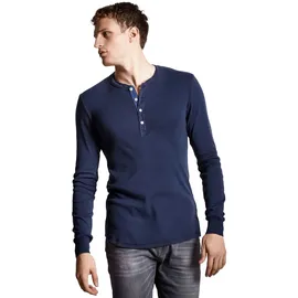 Schiesser Revival Longsleeve blau L