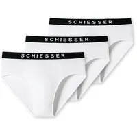 SCHIESSER Herren 3 PACK Slips Bio Baumwolle Multipack -