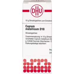 CUPRUM METALLICUM D 10 Globuli 10 g