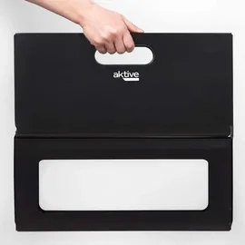 Aktive Tragbarer Klappgrill schwarz