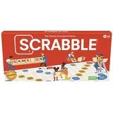 Scrabble Brettspiel, Wortspiel für Kinder ab 8 Jahren, lustiges Familienspiel für 2-4 Spieler, das Klassische Kreuzworträtselspiel
