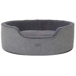 Lionto Hundebett mit Wendekissen grau L