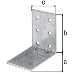 Lochplattenwinkel vz. 60x60x60x2,5 mm GP (15 St.)
