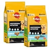 Pedigree Professional Nutrition Adult Rind & Gemüse 2 x 12 kg