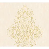 A.S. Création Luxury wallpaper Textiltapete 10 m x 0,53 m 319452 beige/gold