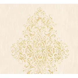 A.S. Création Luxury wallpaper Textiltapete 10 m x 0,53 m 319452 beige/gold