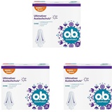 o.b. ExtraProtect Super, Tampons für starke Tage mit Dynamic Fit Technologie & extra Schutzflügeln, für ultimativen Auslaufschutz* (1 x 42 Stück) (Packung mit 3)