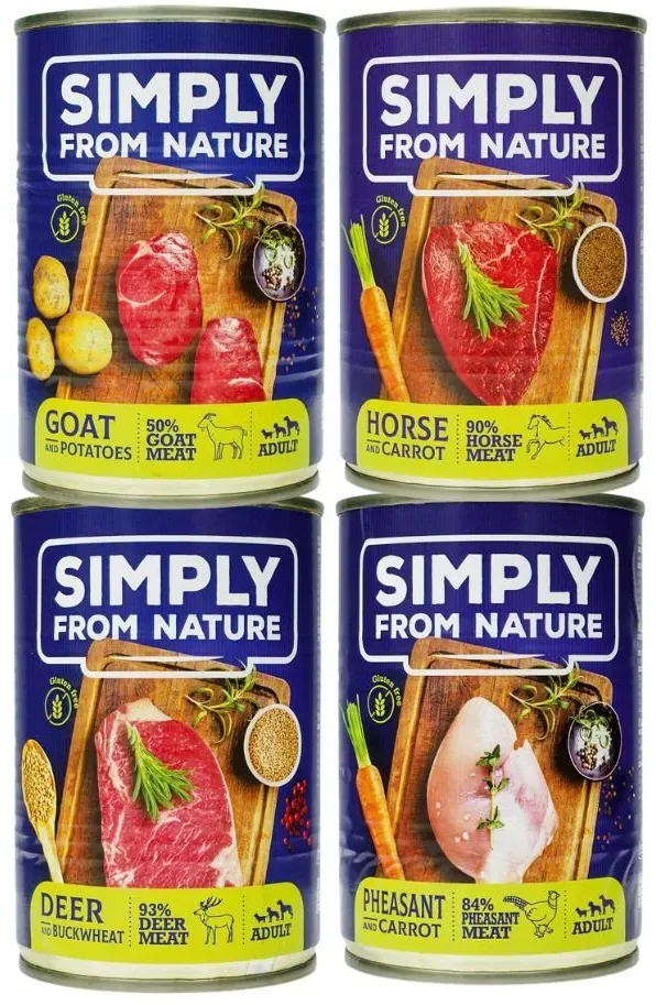 SIMPLY FROM NATURE gemischten Probierpaket 4 x 400g