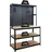 Proregal Werkbank Metall 120x180x60 cm schwarz