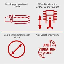 SCHEPPACH Benzin Baumpflegesäge PCS53