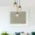 GLOBO Pendelleuchte 3-flg. D 27 cm rauchfarben Glas
