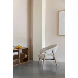 ZUIVER Loungesessel Bright Stoff 75 x 75 x 75 cm Beige
