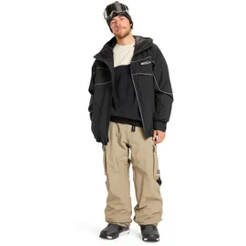 QUIKSILVER Snow Down Cargo Hosen Fallen Rock Ripstop Beige XL